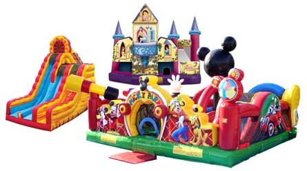 Inflatables, Slides, Bouncers Rental at Duvall's Amusement Rentals