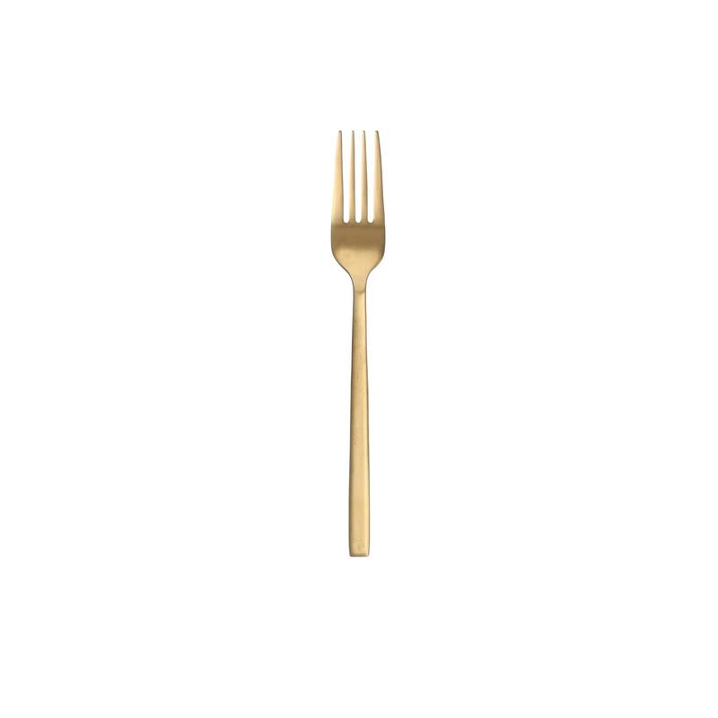 Brushed Gold Dinner Fork 8.25"