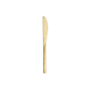 Brushed Gold Dinner Knife 8.75"