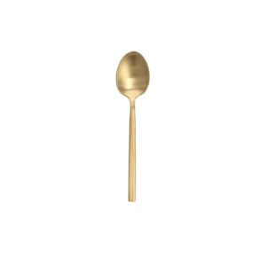 Brushed Gold Dessert/ Oval Soup Spoon 8"